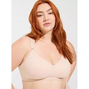 Torrid Curve 44C Nude Full Coverage Seamless‎ Comfort Everyday Bra